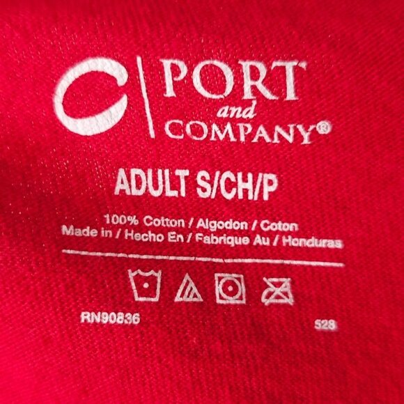 Reading T Shirt Mens Size Small Red Read Explore Discover Space Exploration - Picture 5 of 6